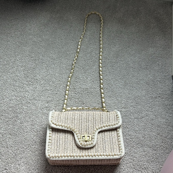 faux pearl shoulder bag - Picture 6 of 7